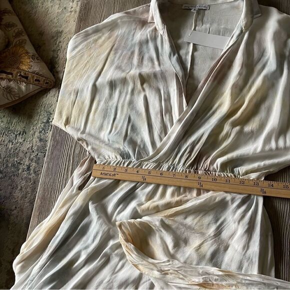 Young Fabulous & Broke Raine Tie Dye Wrap Dress Women Size S - Picture 11 of 14